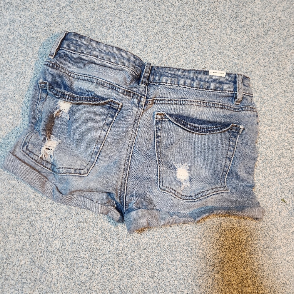 Denim shorts